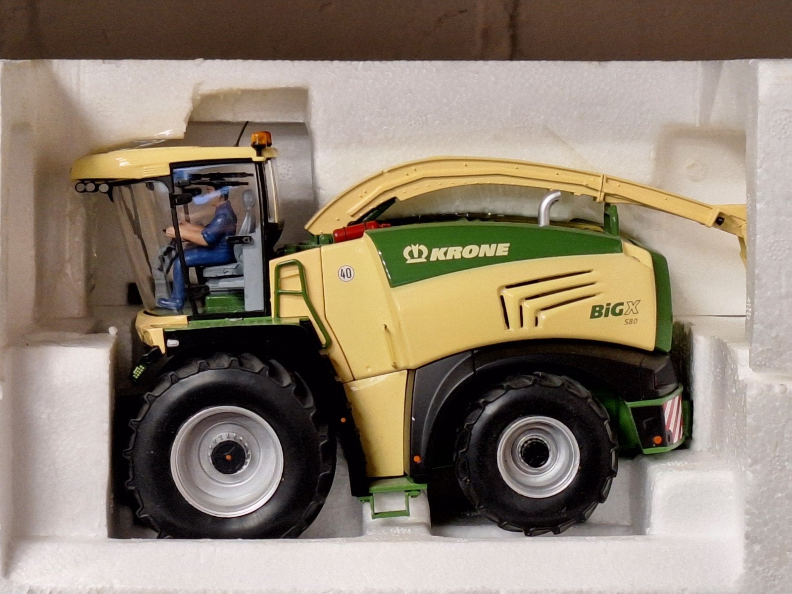 Krone Big X 580 Hakselaar met Gras en Maisbek, Overige merken, ROS, Tractor of Landbouw, Ophalen of Verzenden