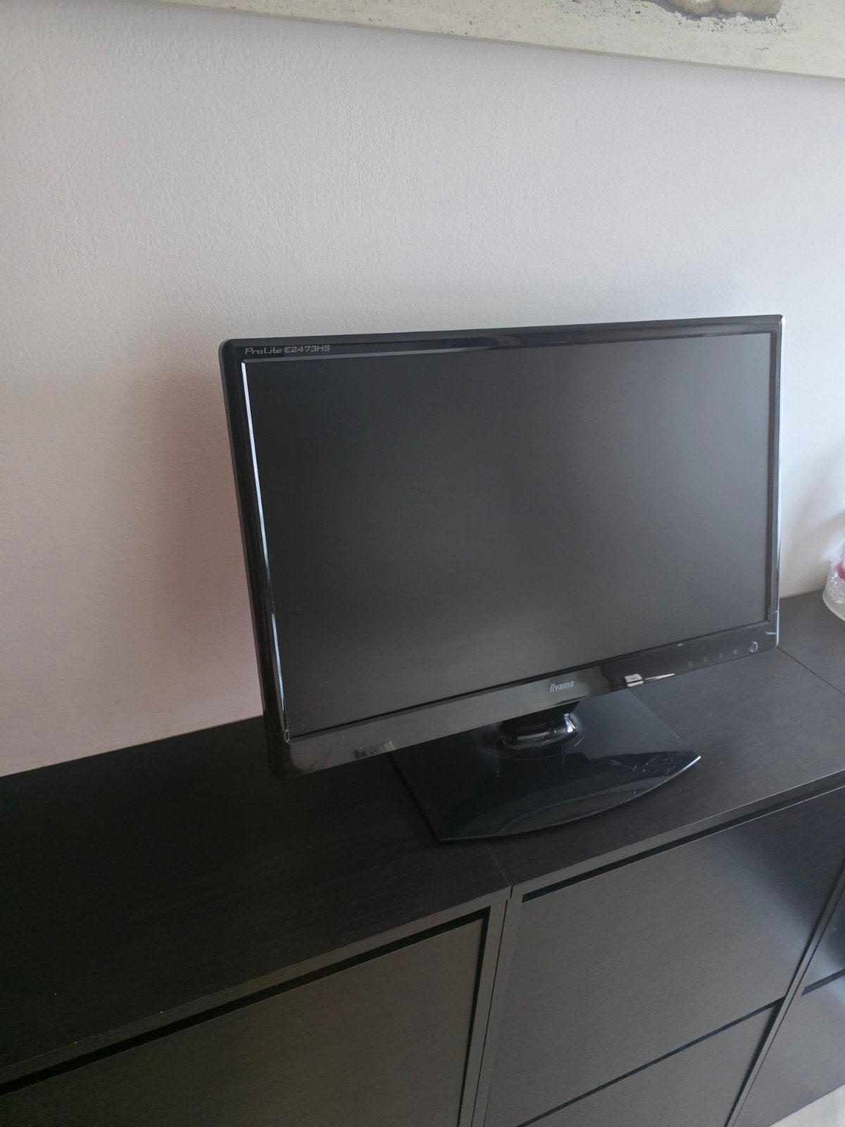 Goedwerkende Iiyama ProLite  monitor met kabels, DVI, Gebruikt, Iiyama, Full HD