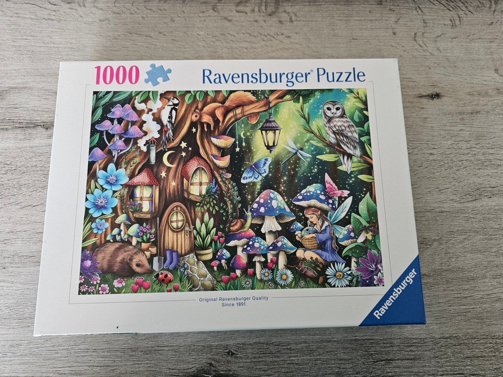 Ravensburger legpuzzel 1000 stukjes bos, Ophalen of Verzenden, 500 t/m 1500 stukjes, Zo goed als nieuw