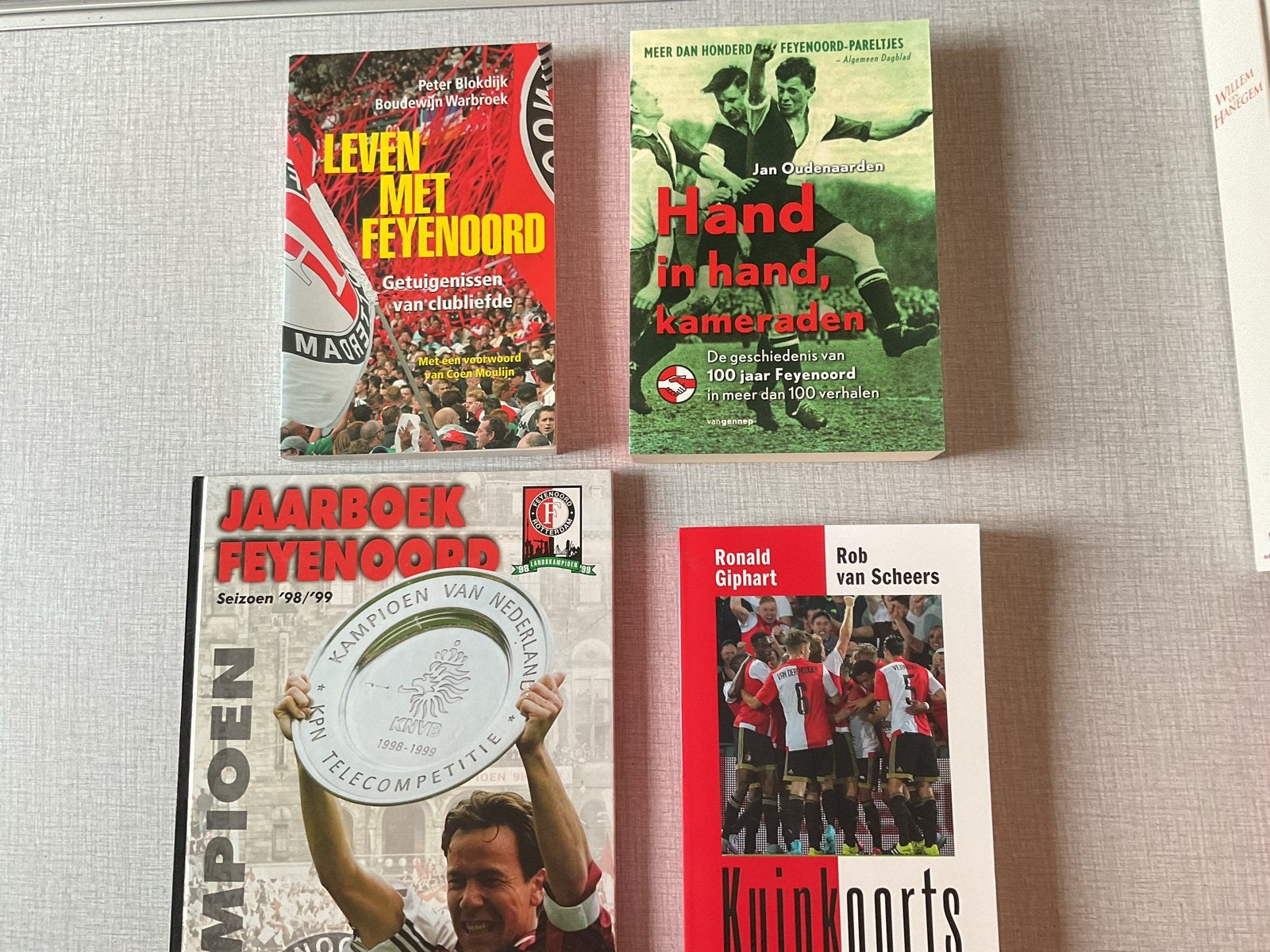 Feyenoord Boeken Collectie: 4 Titels over Clubliefde & Histo, Ophalen, Gelezen, Overige sporten
