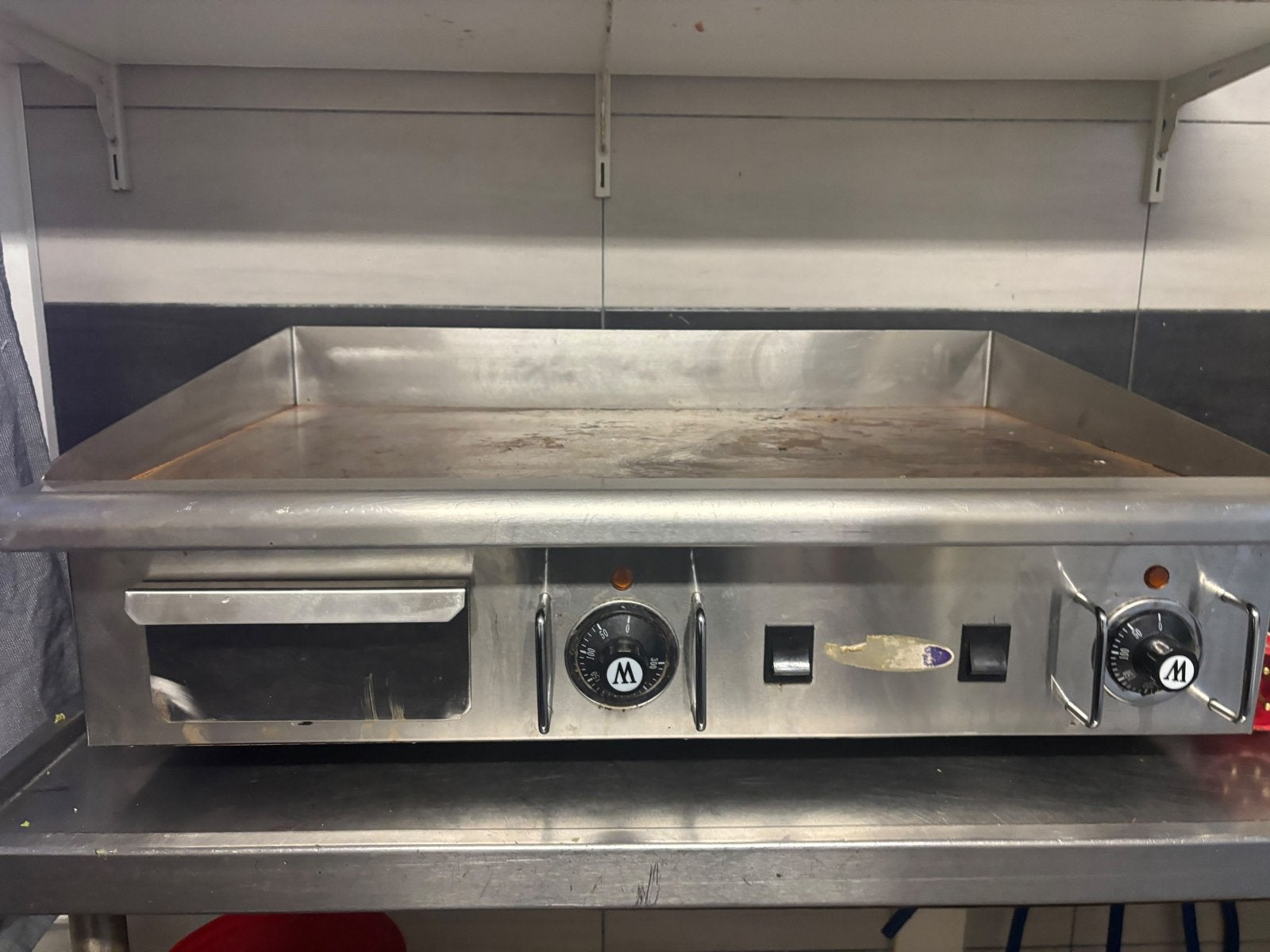 Professionele elektrische bakplaat - Gebruikt, Gebruikt, Minder dan 85 cm, 60 cm of meer, 3 kookzones of minder