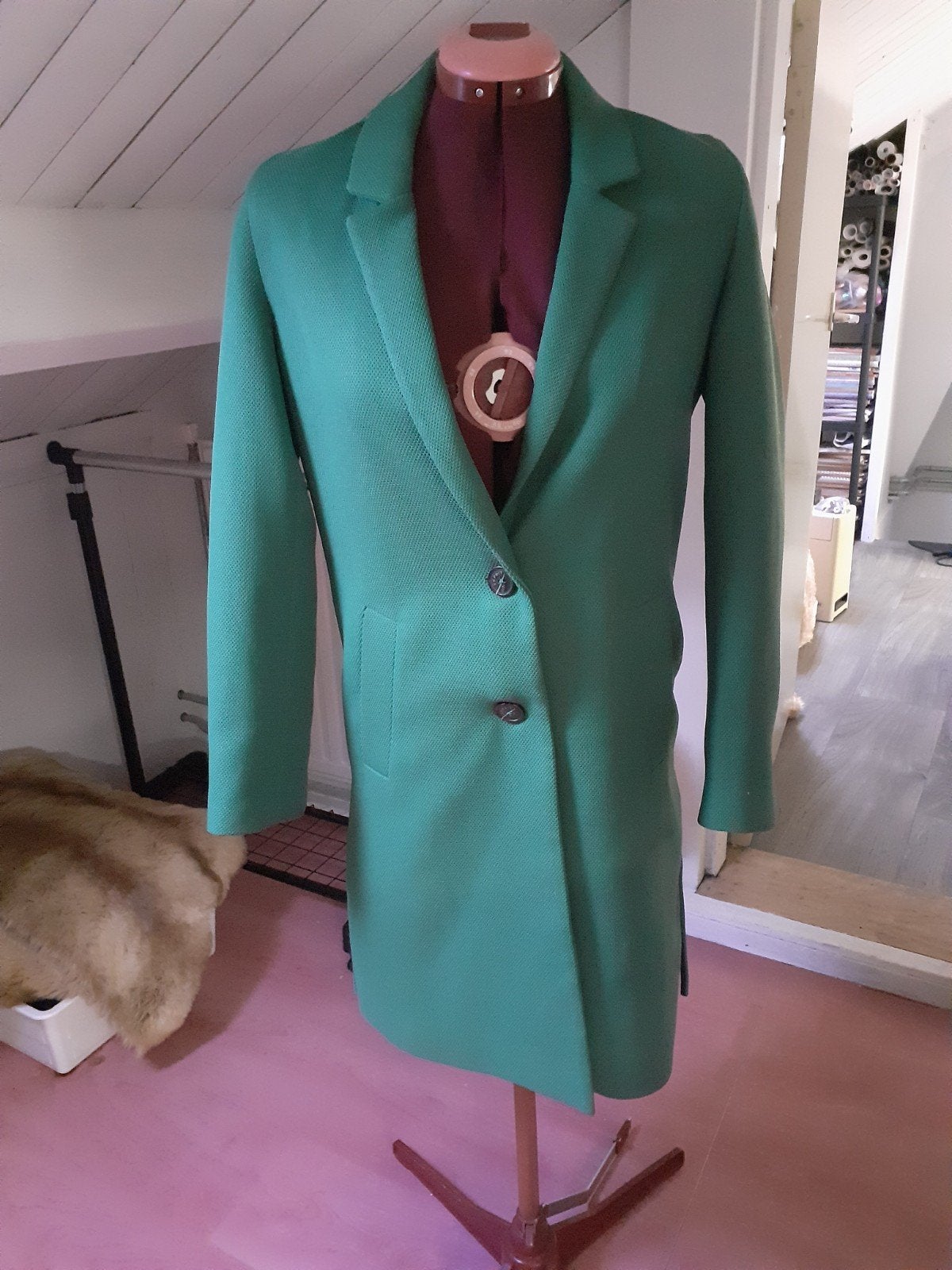 Esprit jas dames groen, Kleding | Dames, Jassen | Winter, Ophalen, Zo goed als nieuw, Maat 34 (XS) of kleiner, Groen