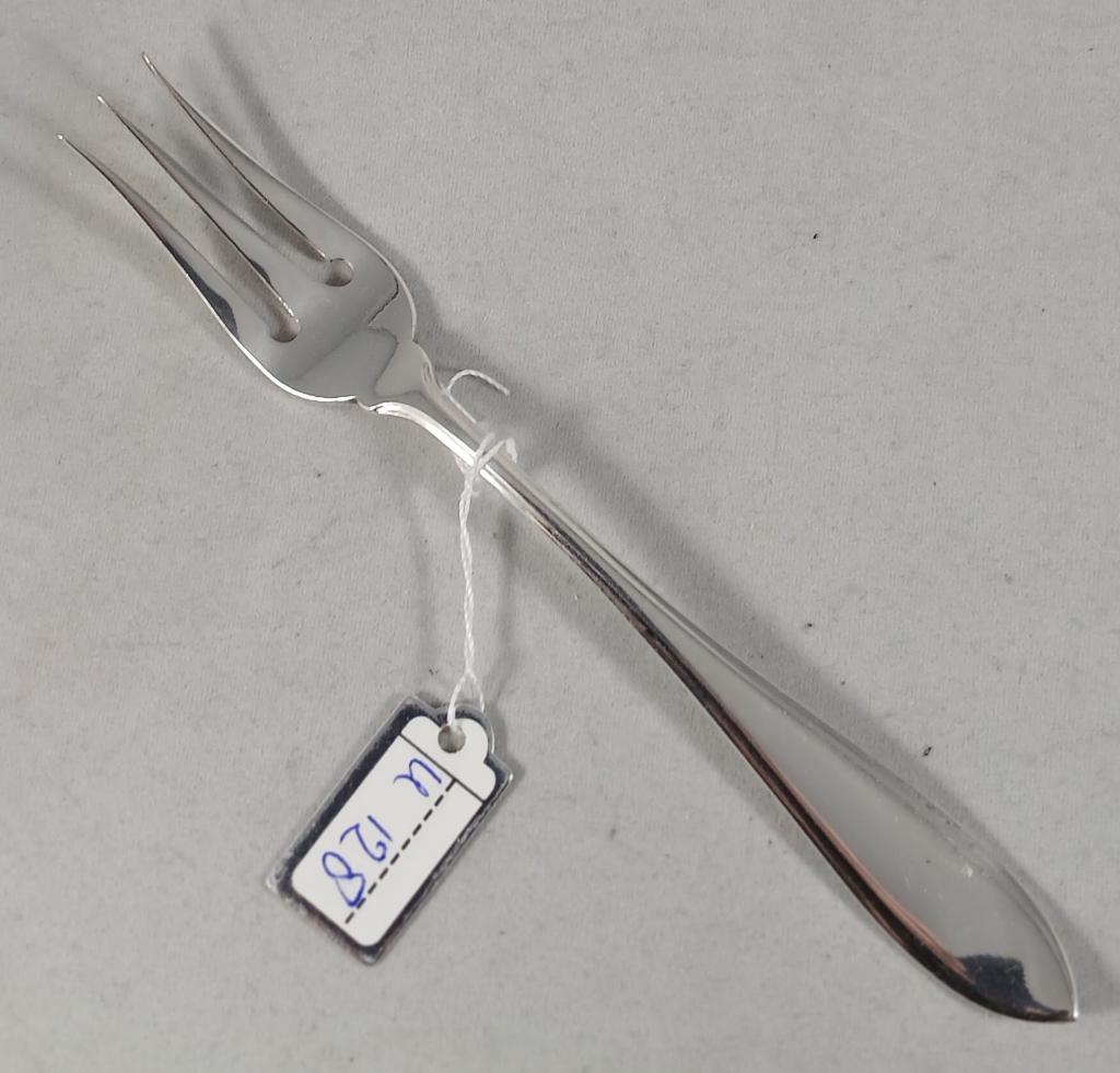 Zilveren beleg vorkje Puntfilet 835 zilver, Ophalen of Verzenden, Zilver