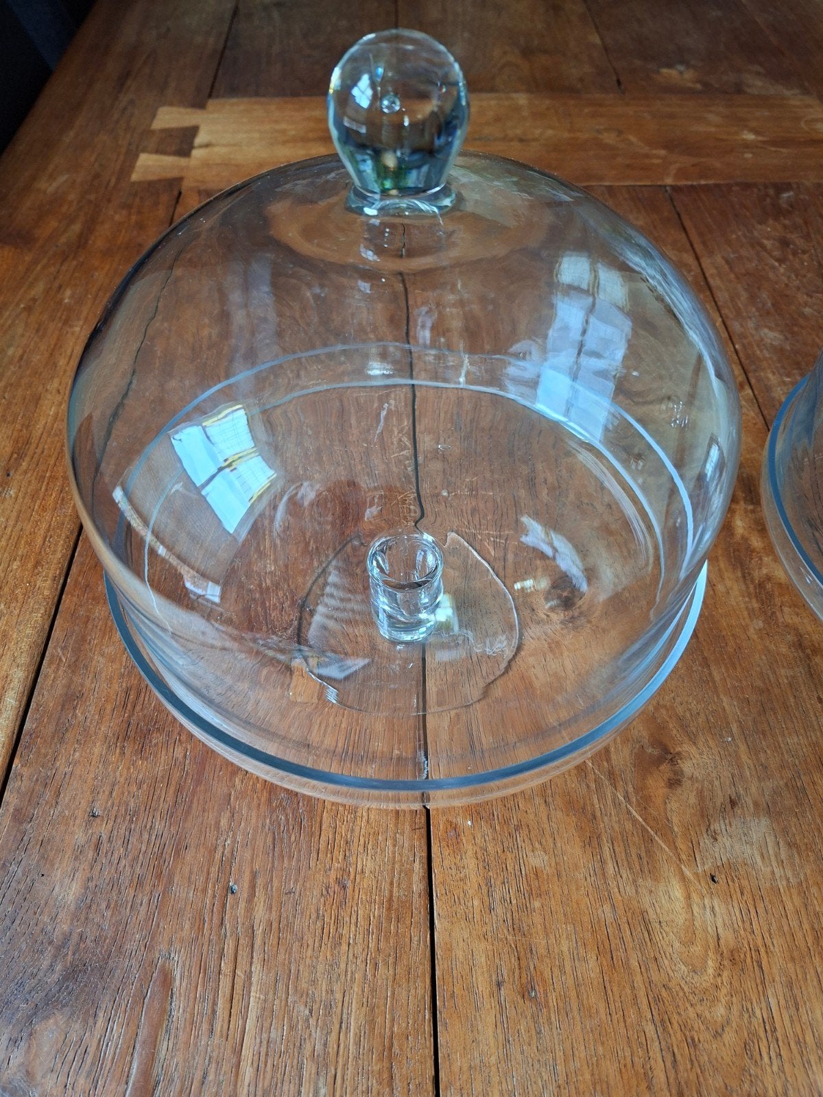 Glazen stolp ca 25 cm doorsnee, Ophalen of Verzenden, Gebruikt
