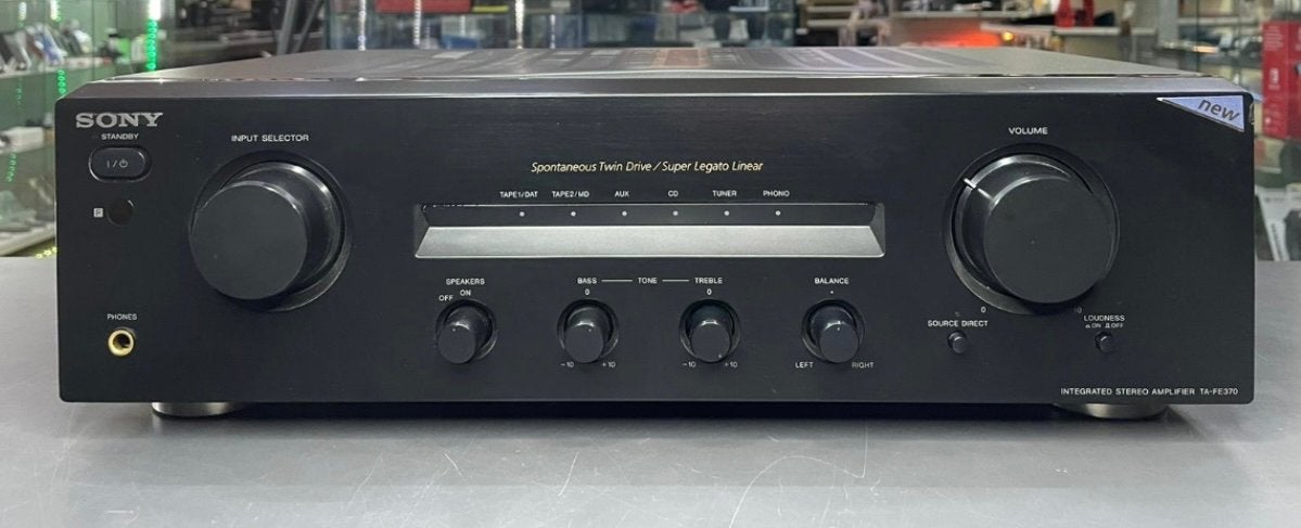 Sony TA-FE370 Geïntegreerde Stereo Versterker, Ophalen, Zo goed als nieuw, 60 tot 120 watt, Sony