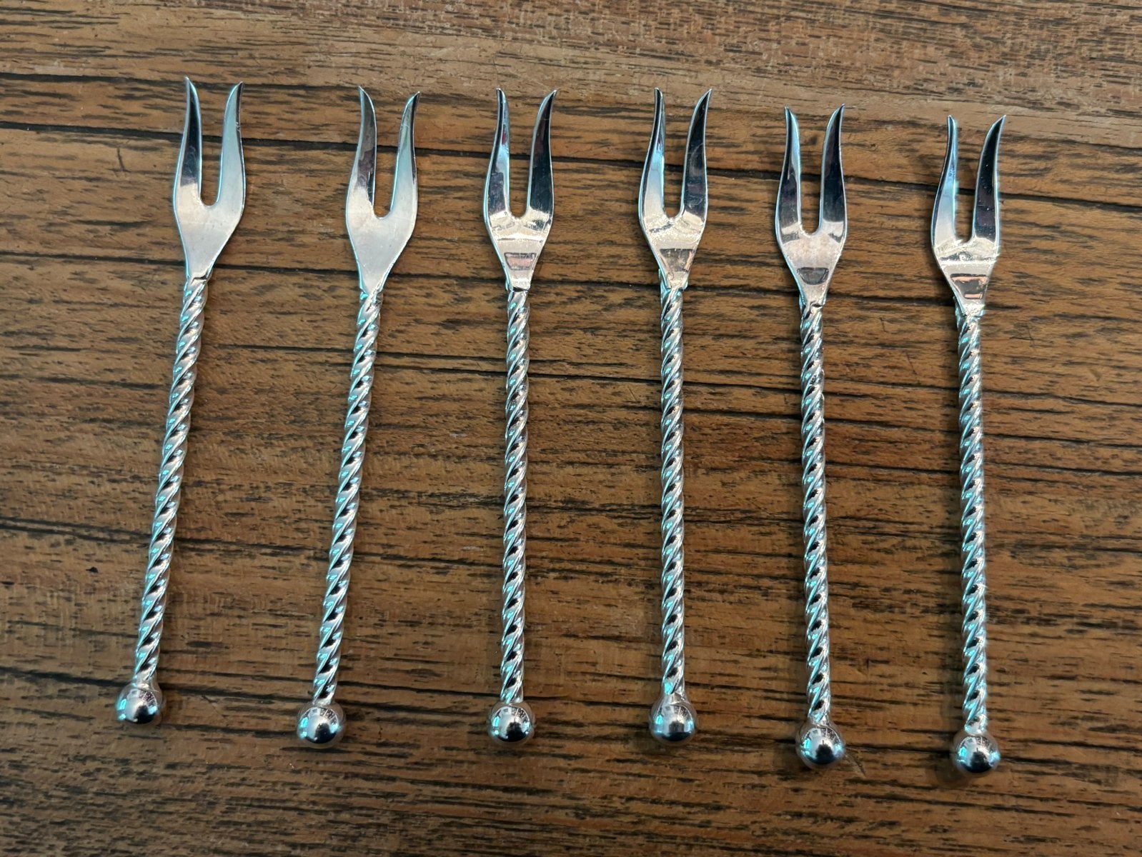 6 verzilverde cocktailvorkjes Albert Heijn, Verzenden
