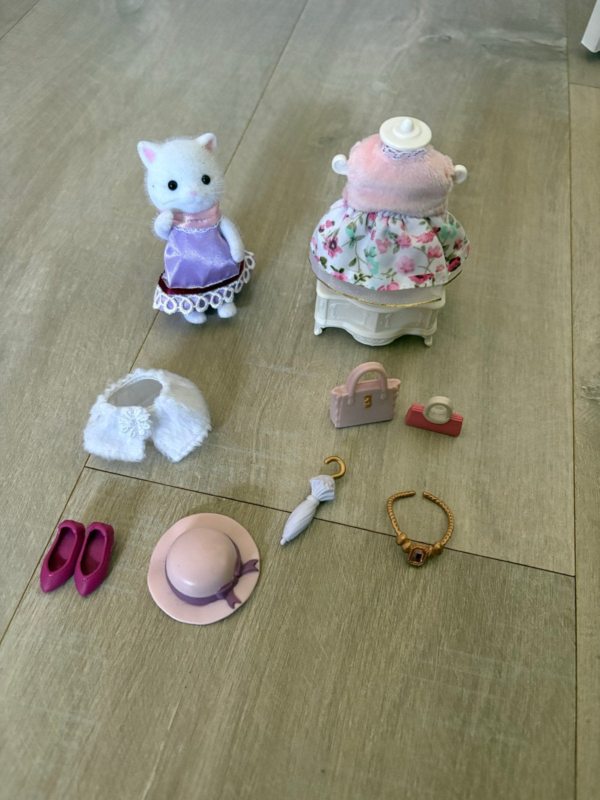 Sylvanian Families Katje met Kleding en Accessoires 5461, Ophalen of Verzenden, Zo goed als nieuw, Overige typen