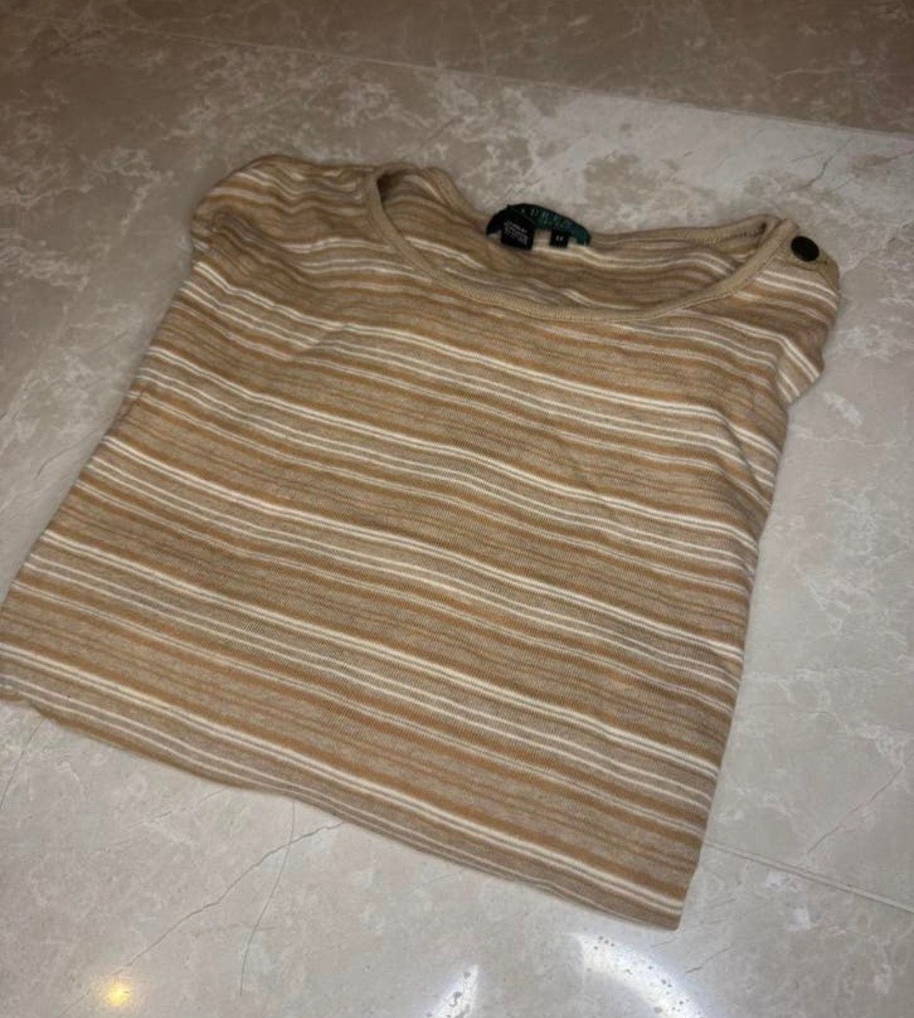 Ralph Lauren Trui, Kleding | Dames, Truien en Vesten, Ophalen of Verzenden, Zo goed als nieuw, Maat 46/48 (XL) of groter, Beige