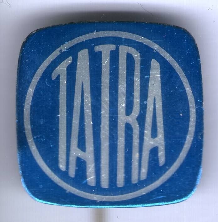 TATRA lichtblauw blik auto speldje ( D_078), Verzamelen, Ophalen of Verzenden, Zo goed als nieuw, Transport, Speldje of Pin