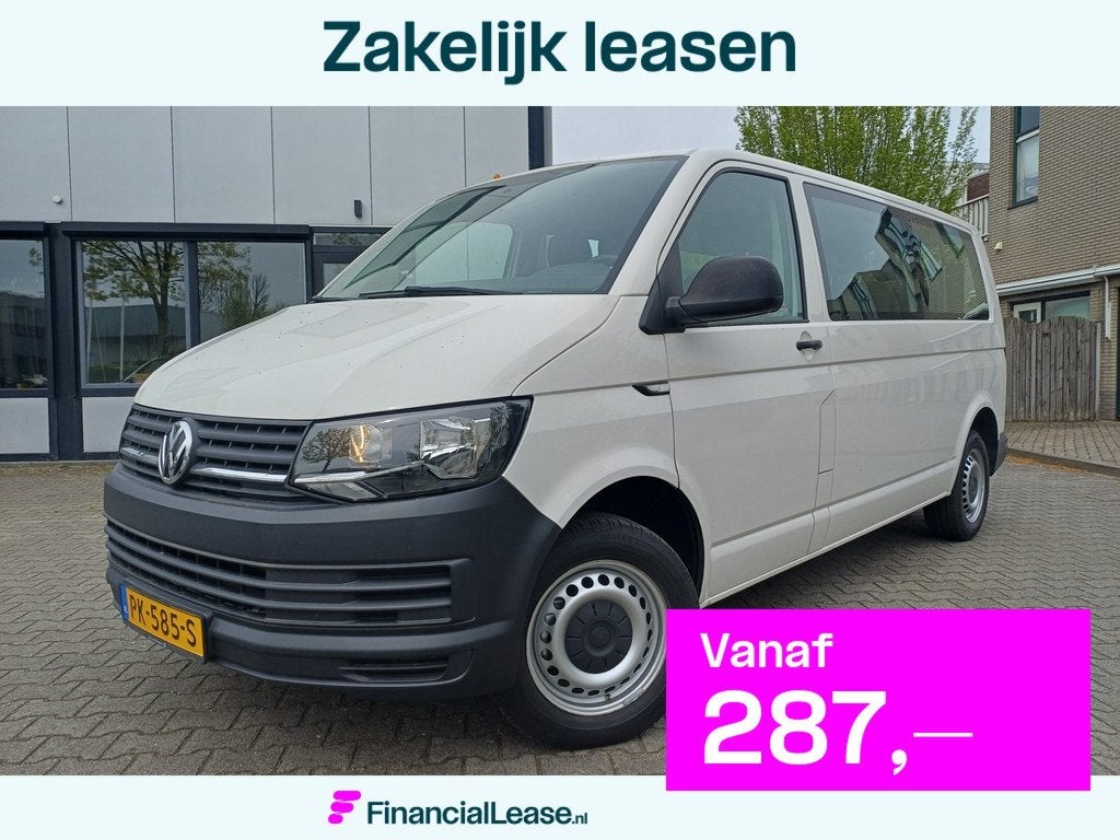 Volkswagen Transporter Kombi 2.0 TSI L2H19PERSONEN/BENZINE/A, Voorwielaandrijving, Stof, Gebruikt, Euro 6