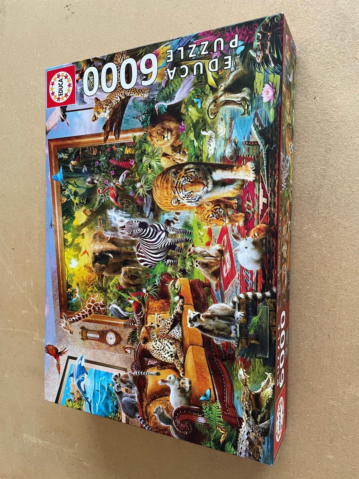 Puzzel 6000 stukjes, Ophalen of Verzenden, Meer dan 1500 stukjes, Zo goed als nieuw