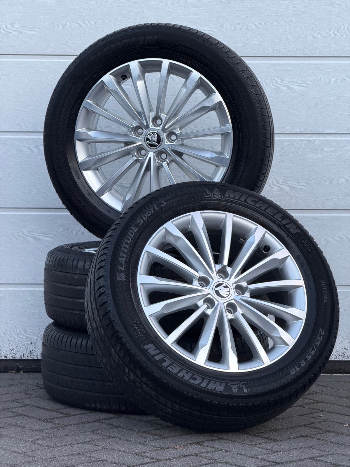 Skoda Kodiaq Trinity 18inch Velgen, Auto-onderdelen, Banden en Velgen, Ophalen, 18 inch, Gebruikt, Banden en Velgen
