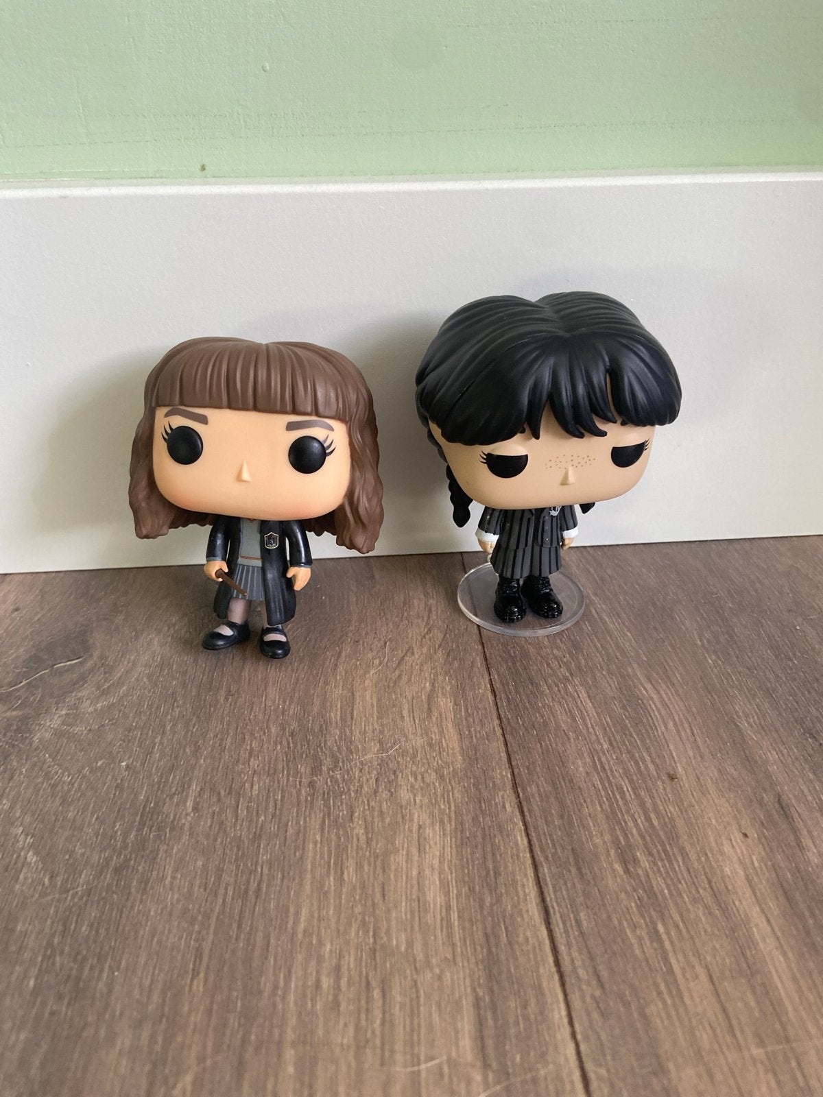 Funko Pop Hermelien en Wednesday - Zo goed als nieuw, Ophalen of Verzenden, Zo goed als nieuw