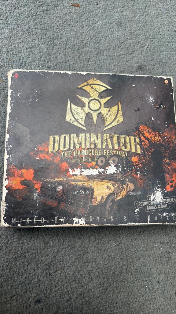 Dominator The Hardcore Festival CD 2016 - Methods of Mutilat, Ophalen, Gebruikt, Techno of Trance, Boxset