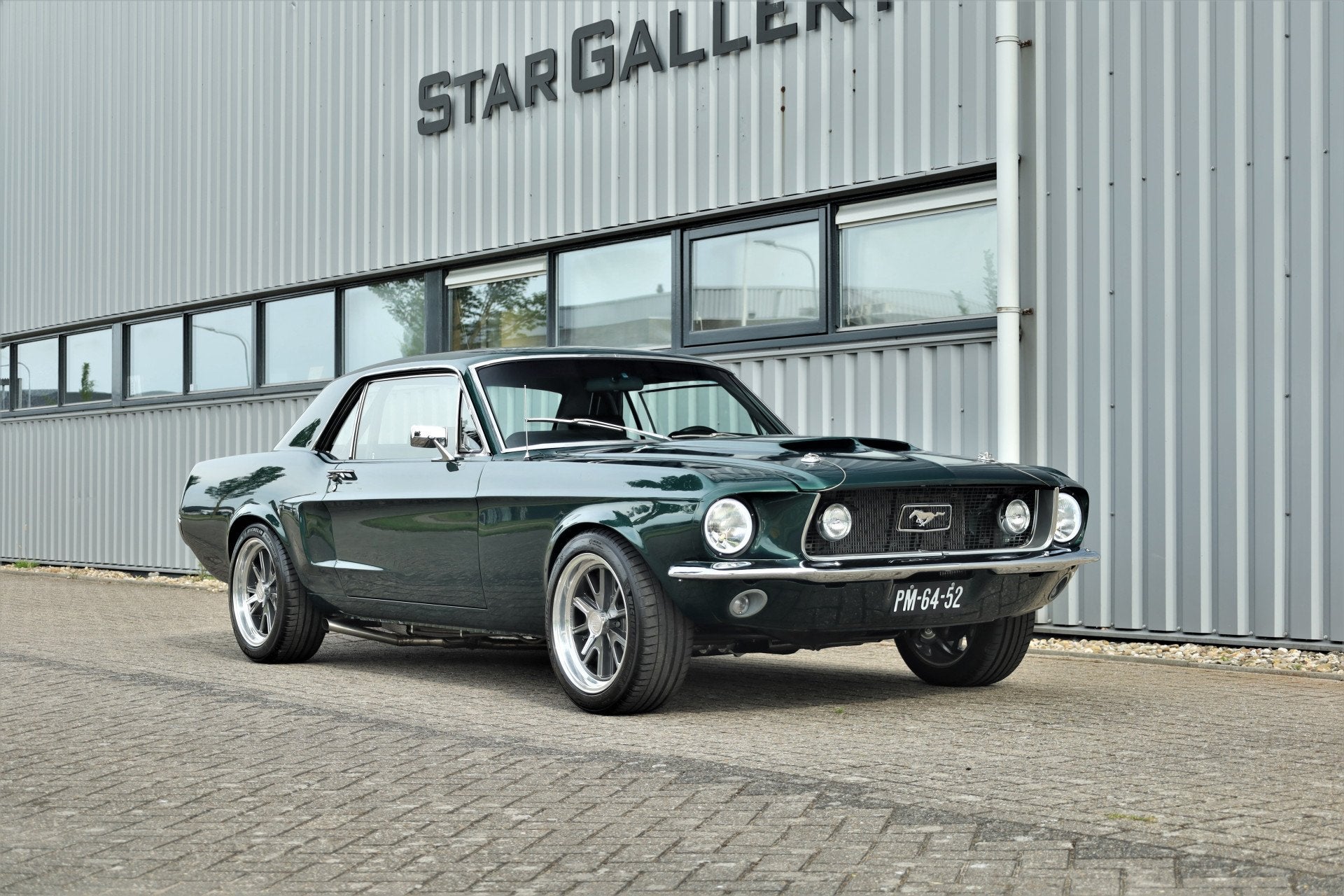 Ford Mustang 1967 Pro Touring Road Race Spec Uniek, Auto's, Oldtimers, Automaat, Zwart, 4735 cc, Bedrijf
