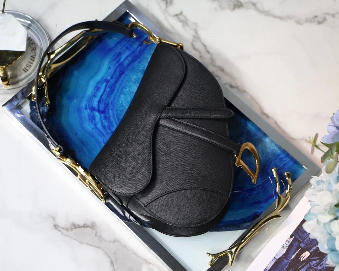 Dior saddle bag tas handtas, Sieraden, Tassen en Uiterlijk, Ophalen of Verzenden, Zo goed als nieuw, Zwart, Handtas