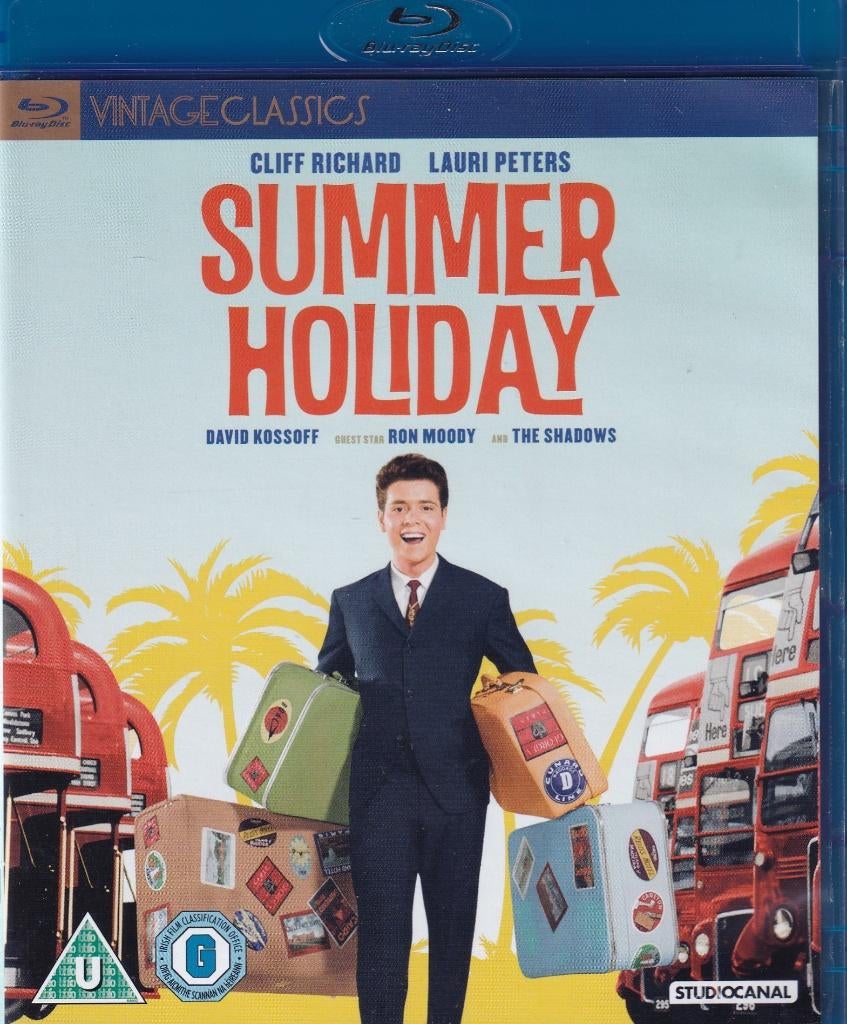 Te koop blu ray cliff richard (summer holiday), Cd's en Dvd's, Ophalen of Verzenden, Zo goed als nieuw, Muziek en Concerten