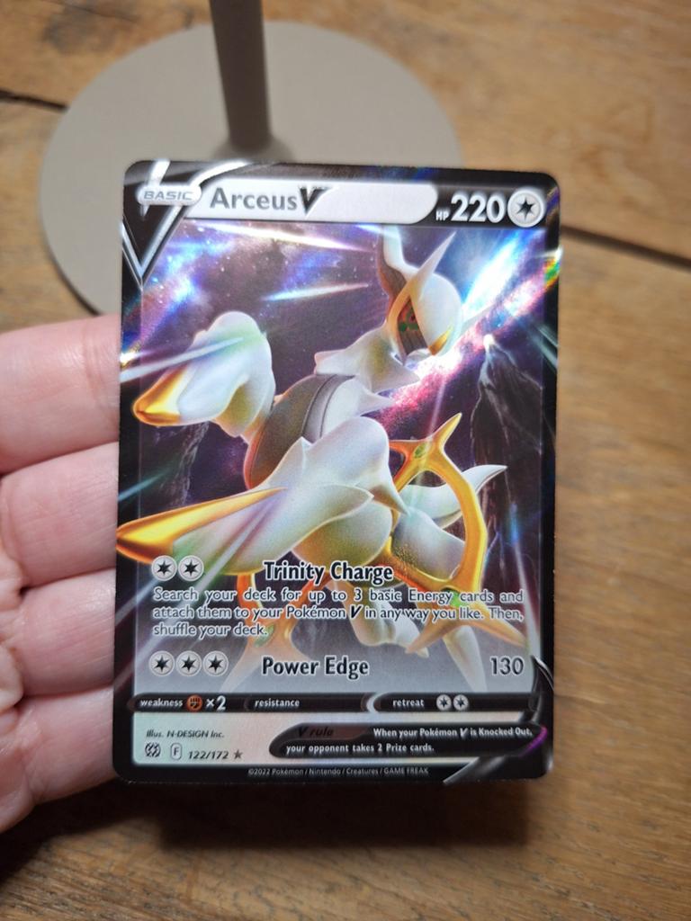 Pokémon kaart Arceus V 122/172, Ophalen of Verzenden, Nieuw