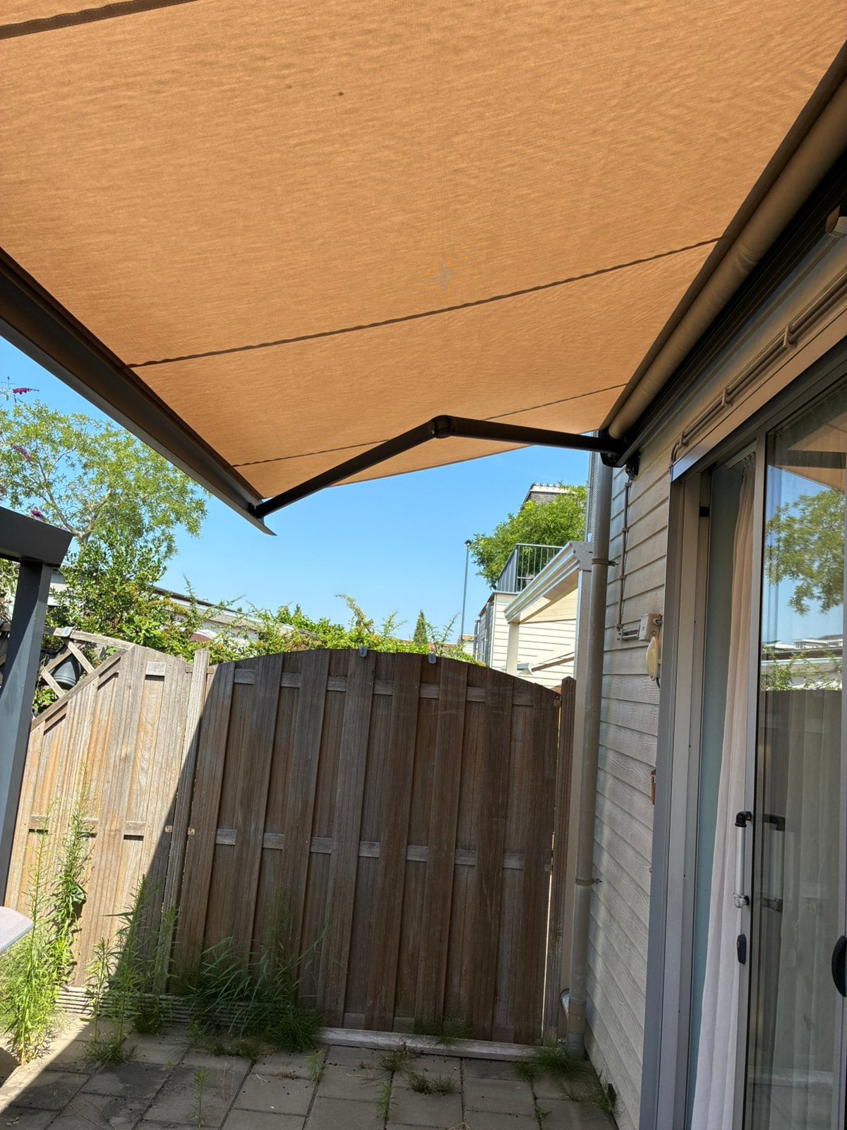 Verano Salou V255 zonnescherm, 150 tot 300 cm, Ophalen, Zo goed als nieuw, Knikarmscherm