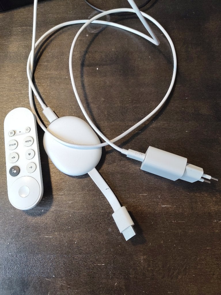 Google Chromecast met Google TV - HD - Wit, Ophalen, Gebruikt, HDMI, Zonder harde schijf