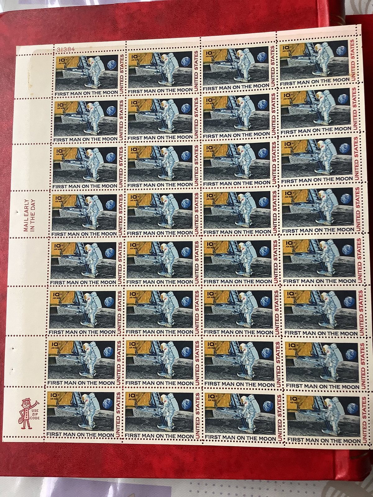 Postzegels USA. 2 complete vellen., Ophalen of Verzenden, Noord-Amerika