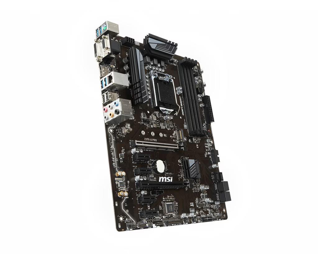 MSI Z370-A PRO Moederbord, LGA 1151, DDR4, Ophalen of Verzenden, Zo goed als nieuw