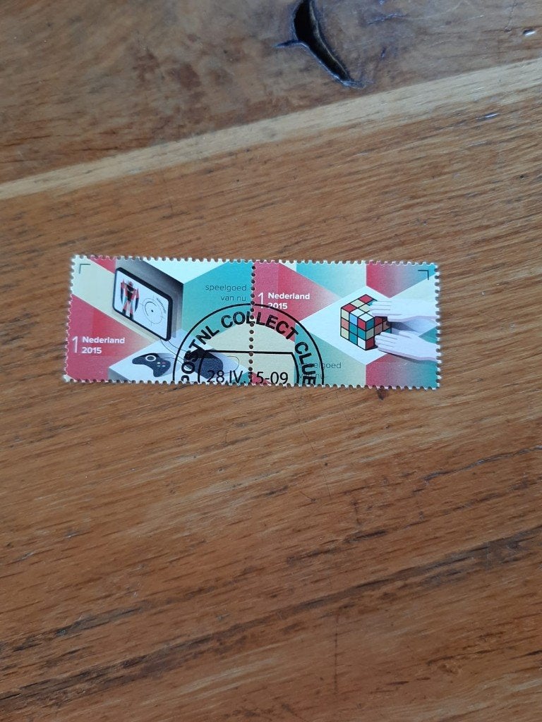 nederland gestempeld jaar 2015 nr 3287 / 3288 paar, Ophalen of Verzenden, Na 1940, Gestempeld
