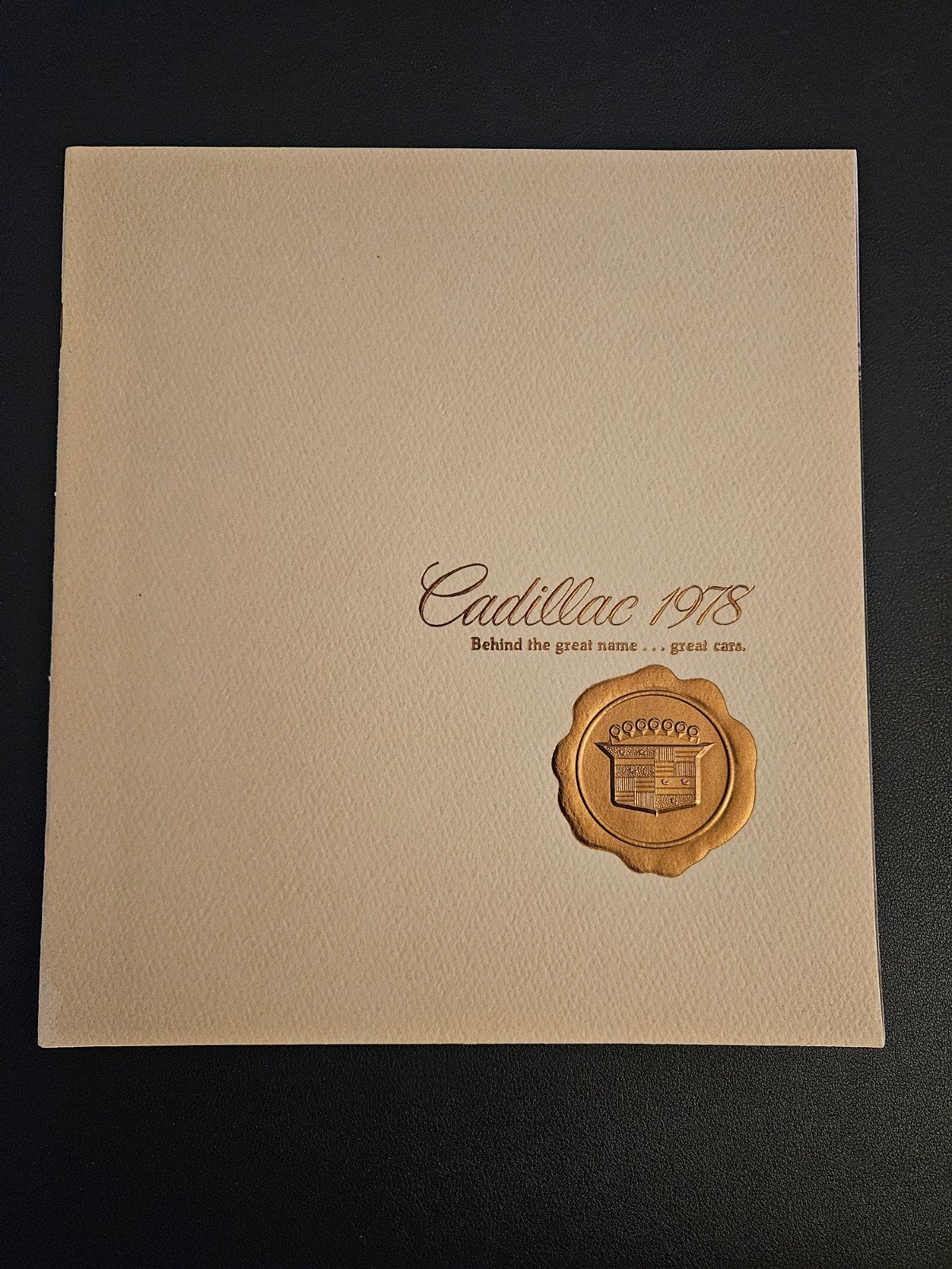 Brochure Cadillac 1978 USA, Verzenden, Zo goed als nieuw, Overige merken