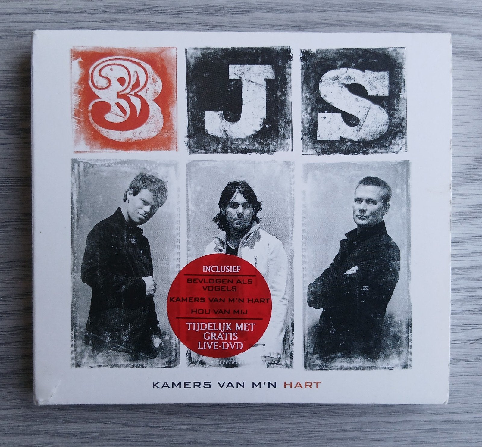 3JS - Kamers Van M'n Hart - CD + DVD, Verzenden, Zo goed als nieuw, Levenslied of Smartlap