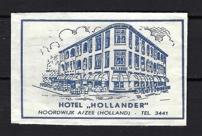 174 Noordwijk aan Zee hotel HOLLANDER, Ophalen of Verzenden, Nederland