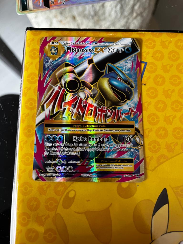M Blastoise EX 102/108, Ophalen of Verzenden, Nieuw, Meerdere kaarten, Foil