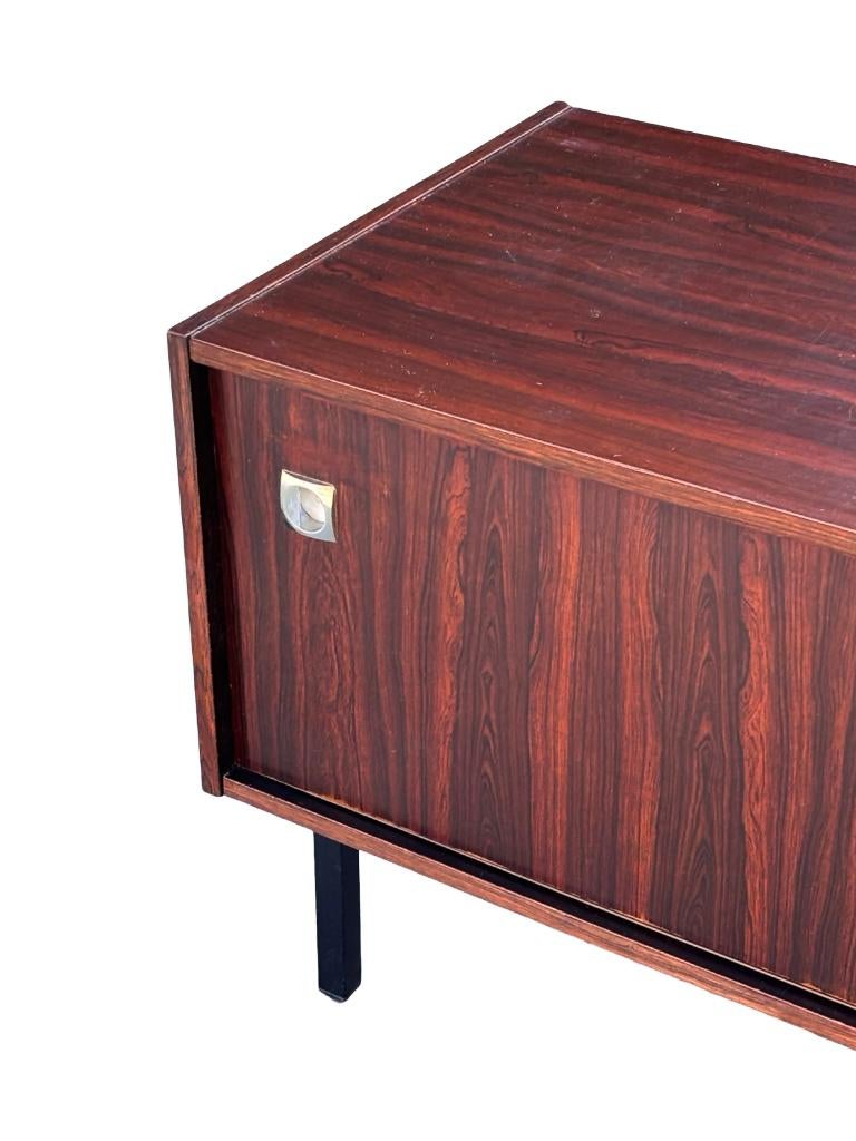 Vintage Dressoir Tv Meubel Jaren 60 Design Rosewood Fineer, Huis en Inrichting, Gebruikt, Met deur(en), Vintage, 150 tot 200 cm
