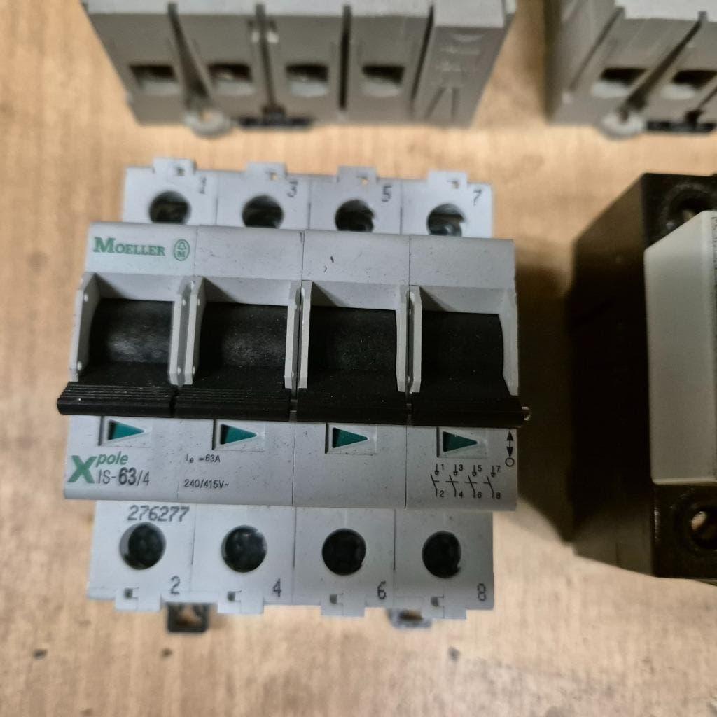 3x elektra hoofdschakelaar 3 fase 400 volt MOELLER / DUCO, Ophalen of Verzenden, Gebruikt