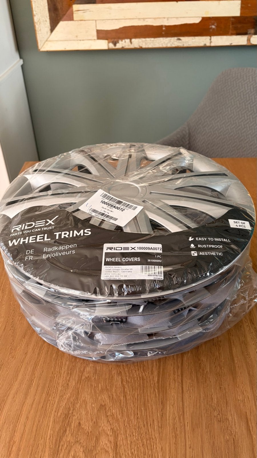Nieuwe Ridex wieldoppen 13 inch - Set van 4, Ophalen, Nieuw