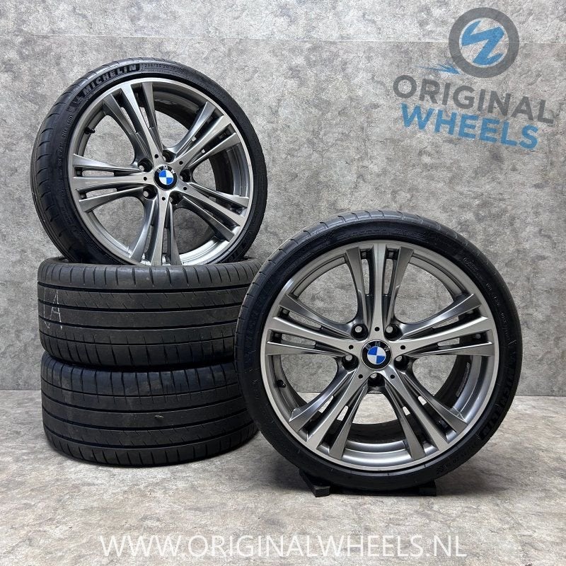 19 inch originele velgen + zomerbanden BMW 3 serie E90, 19 inch, Gebruikt, -, -