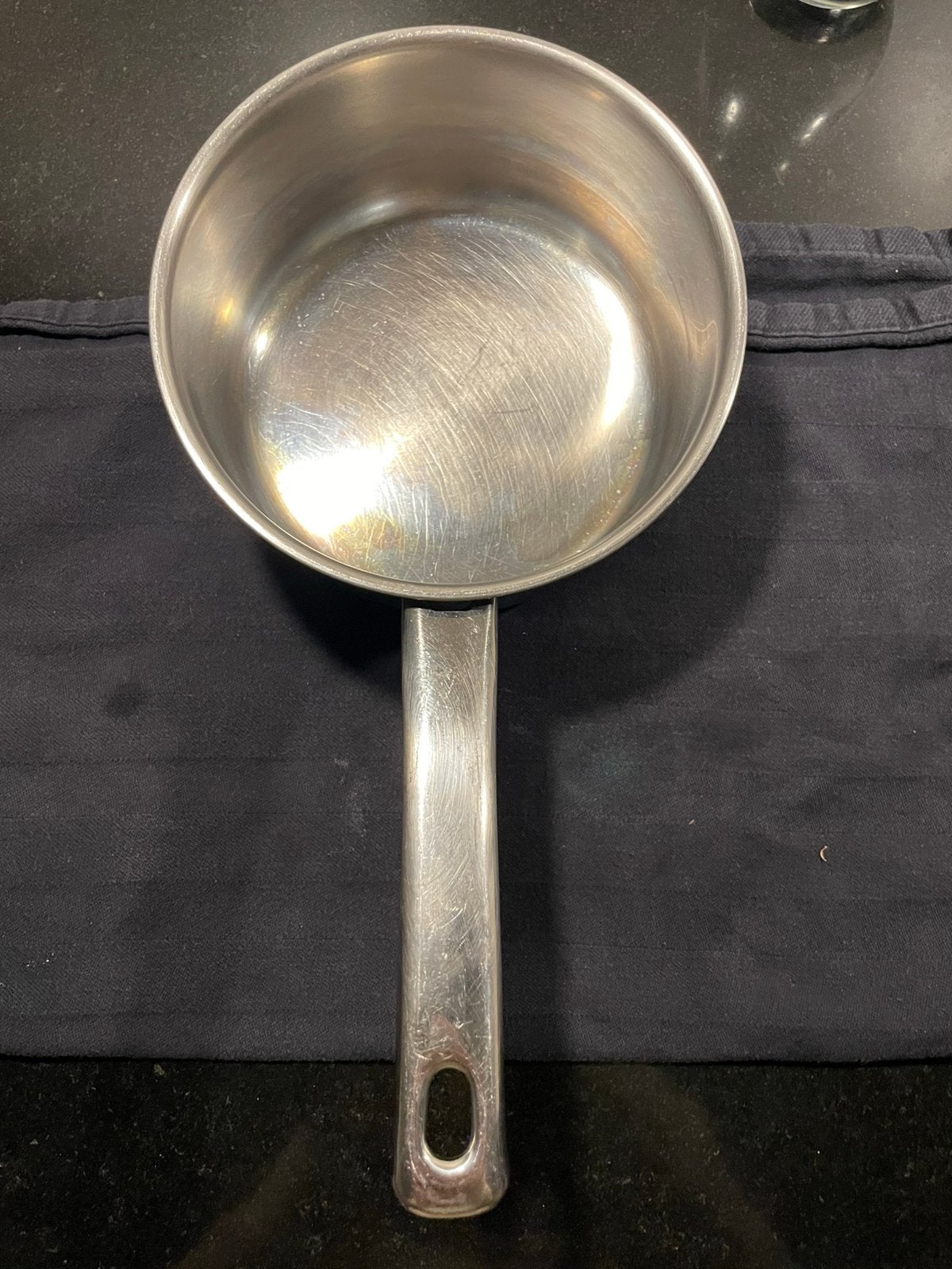 BK - RVS steelpan - Geschikt voor inductie en gas, Gebruikt, BK, Ophalen of Verzenden, Rvs
