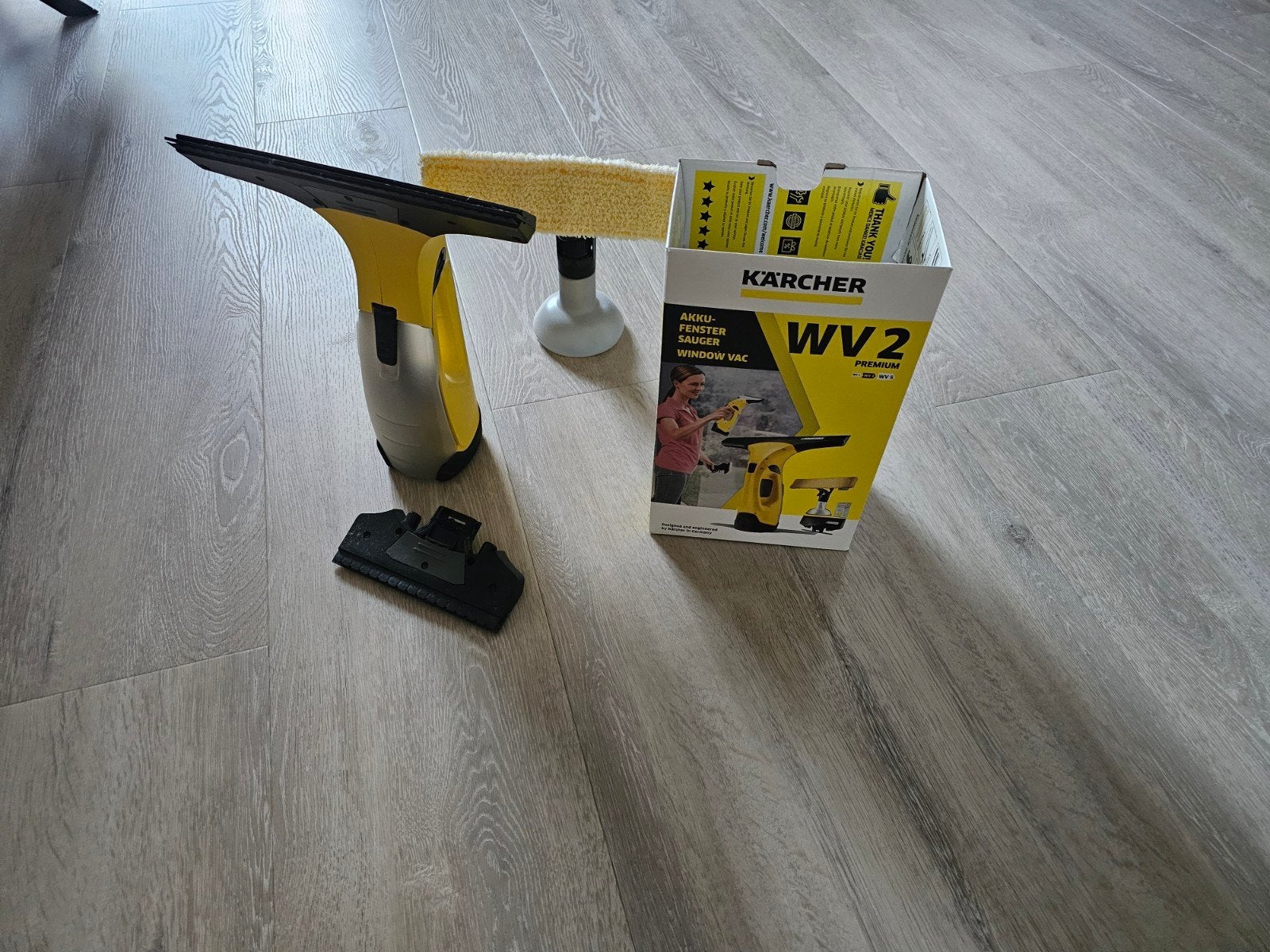 Kärcher WV2 Premium Window Vac - Zo goed als nieuw, Ophalen, Zo goed als nieuw, Overige typen