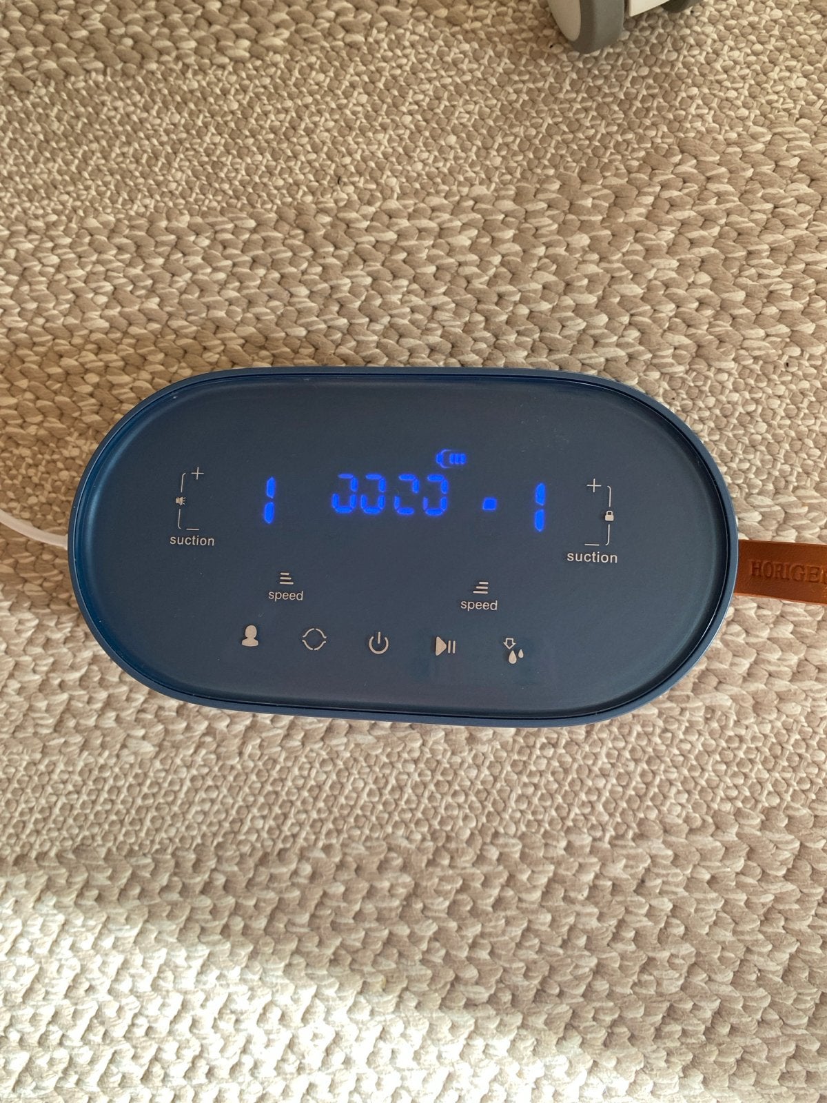HORIGEN elektrische borstkolf met 9 standen en tas, Ophalen of Verzenden, Gebruikt