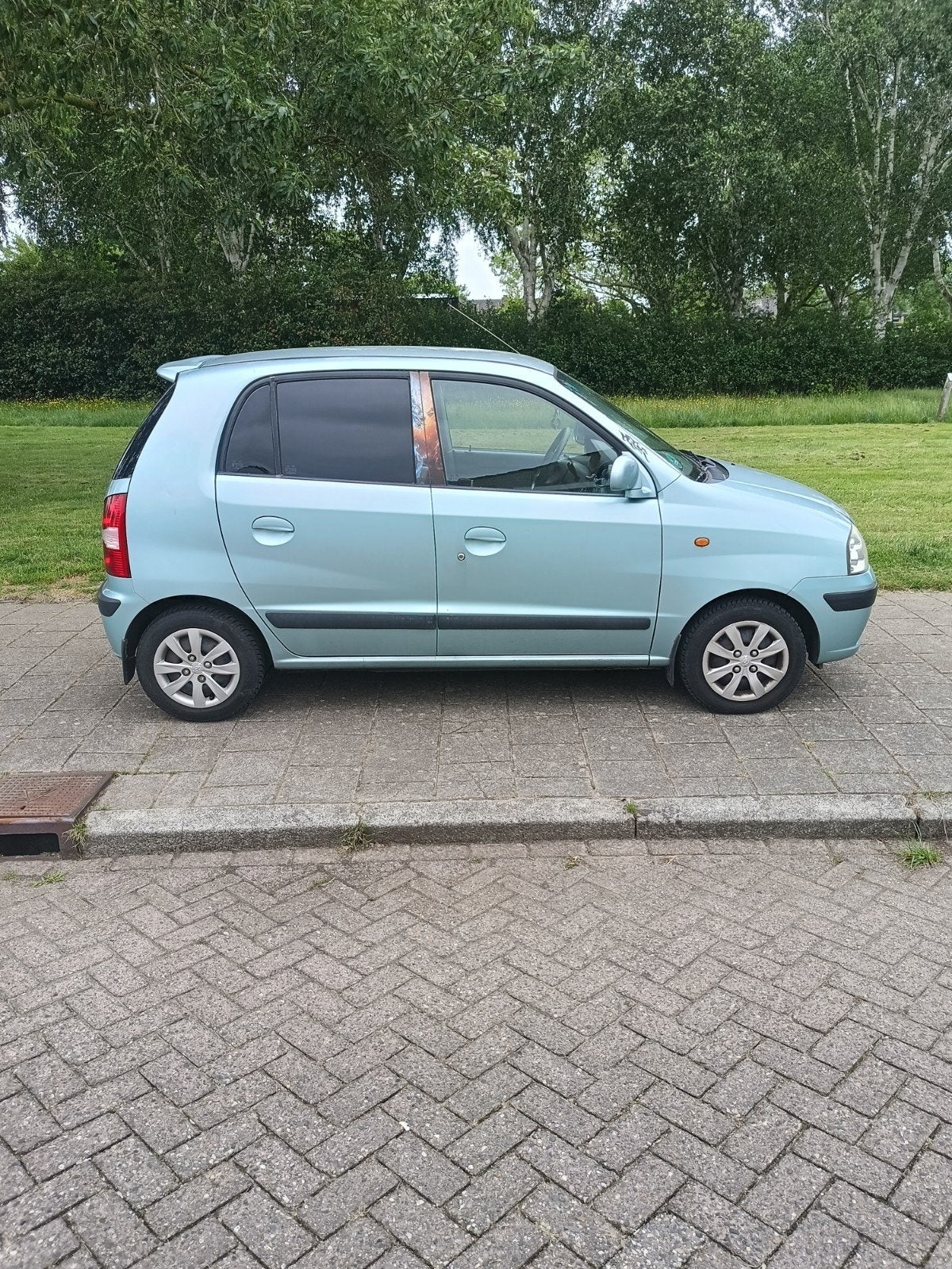 Hyundai Atos Prime 1.1 AUT 2003 Blauw, 15 km/l, 31 €/maand, 4 cilinders, Origineel Nederlands