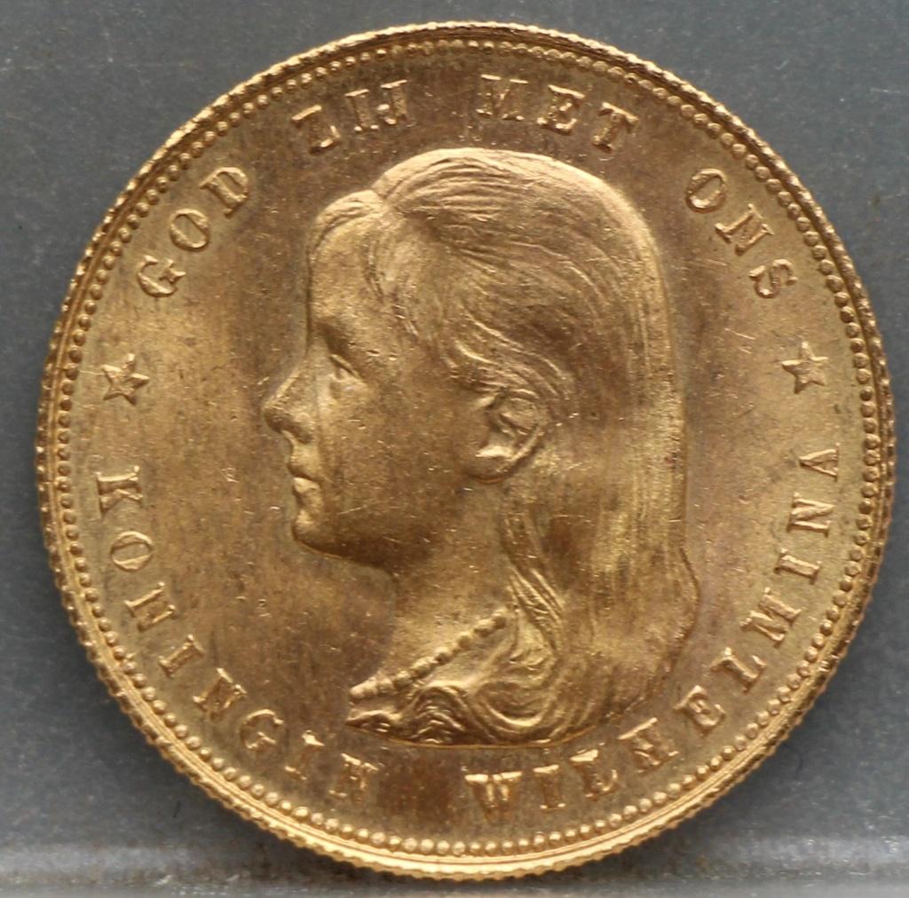Gouden tientje 1897 - 10 gulden 1897 Wilhelmina, Postzegels en Munten, Munten | Nederland, Verzenden, Goud, Koningin Wilhelmina