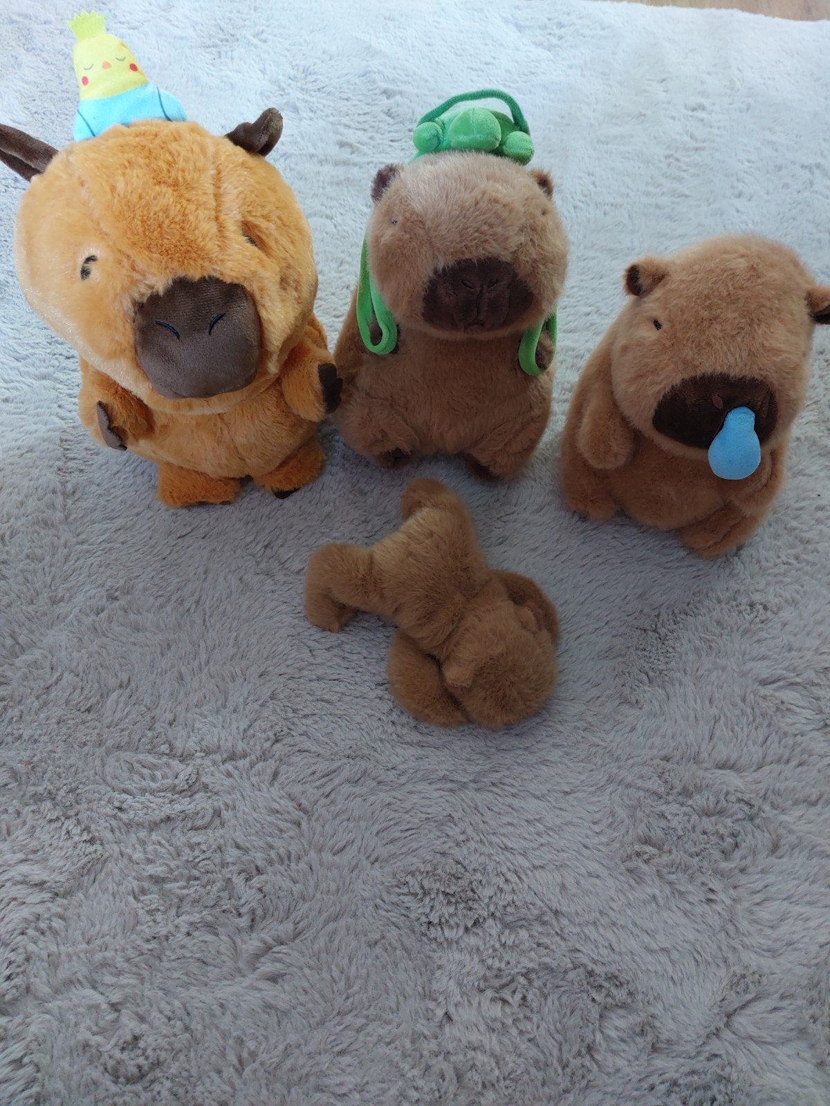 Cappibara knuffels 4 stuks., Ophalen of Verzenden, Overige typen