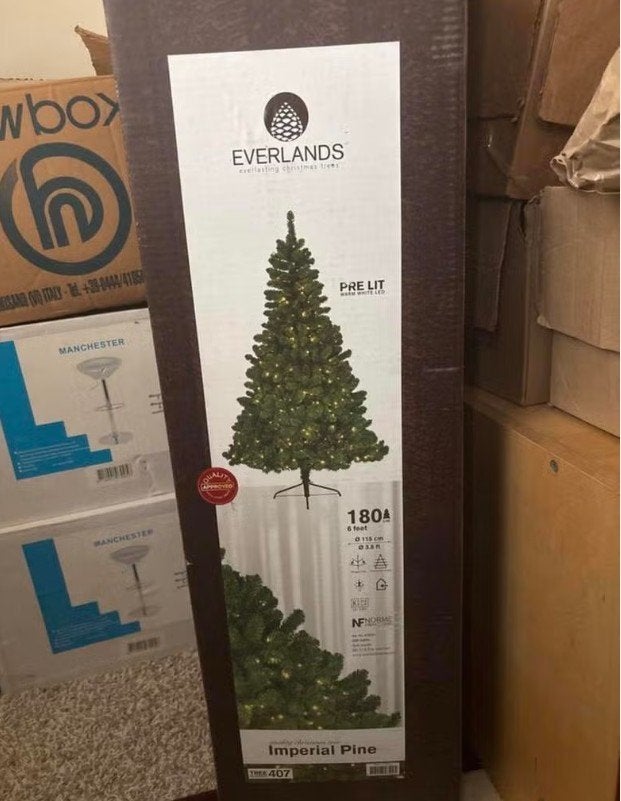 Kerstboom EVERLANDS, Ophalen, Gebruikt