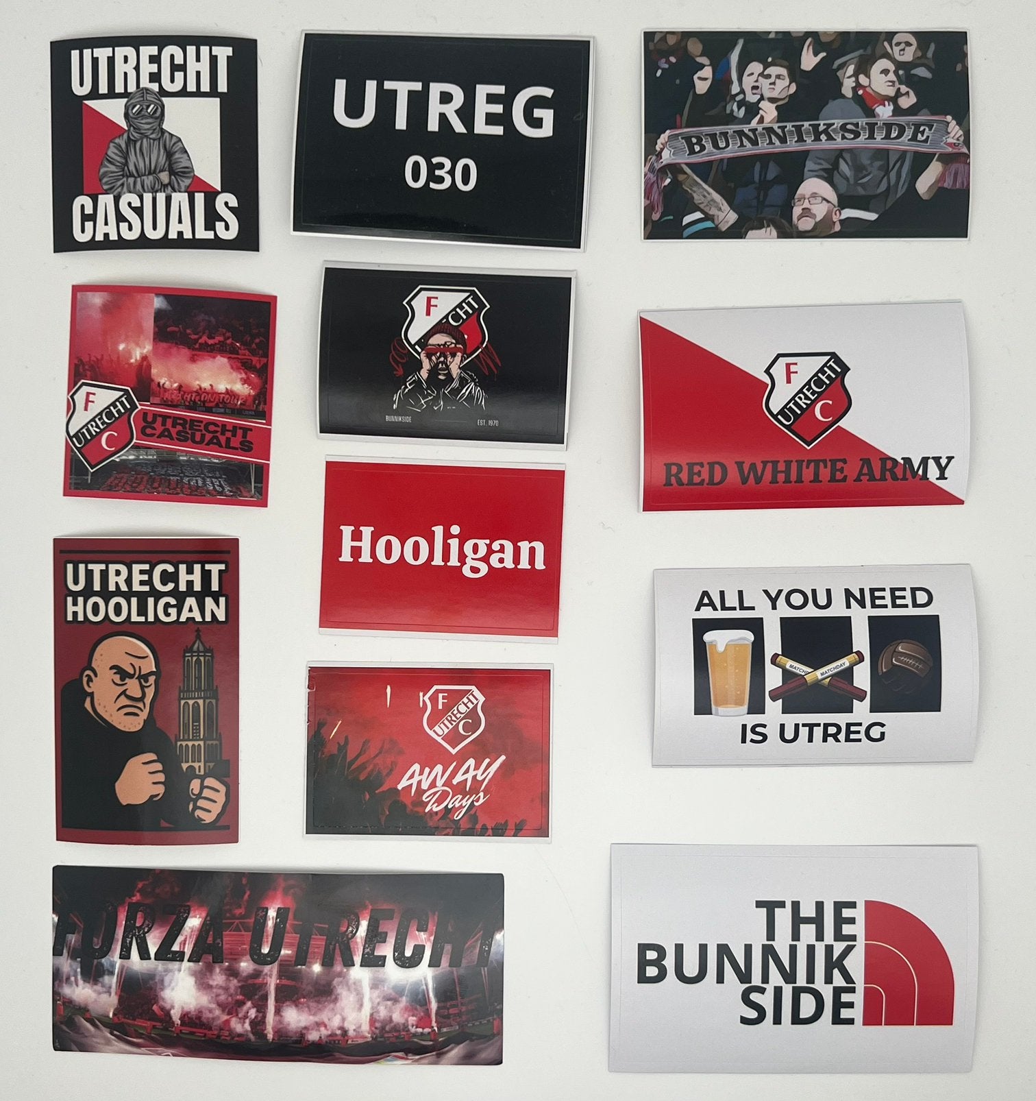 Fc utrecht ultras stickers, Verzenden, Nieuw, Meerdere stickers