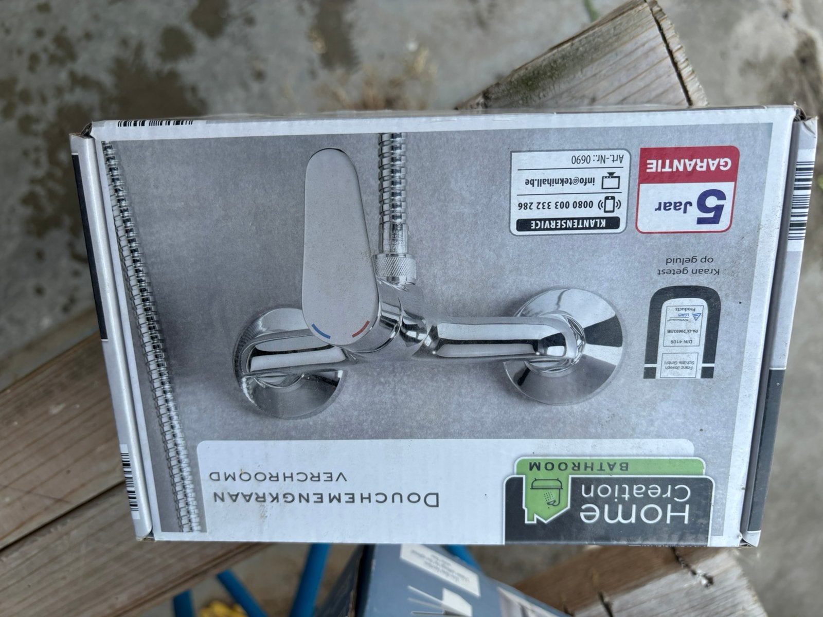 Douche mengkraan, Ophalen, Zo goed als nieuw, Douche
