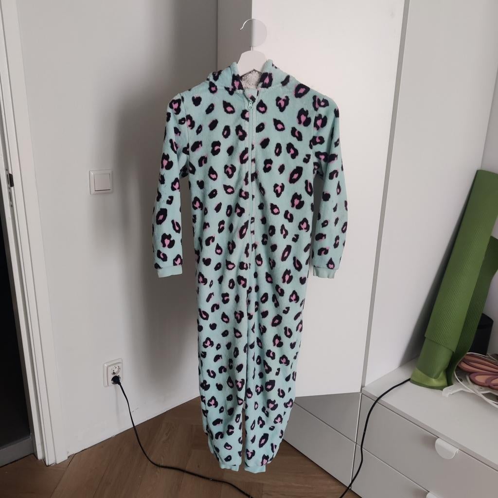 Next onesie maat 134 met luipaardprint, Kinderen en Baby's, Kinderkleding | Maat 134, Ophalen of Verzenden
