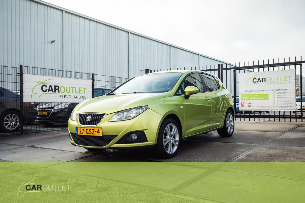 SEAT Ibiza 1.4 Sport-up NIEUWEAPK bij AFLEV Nette Seat Ibiza, Voorwielaandrijving, 86 pk, 40 €/maand, 4 cilinders