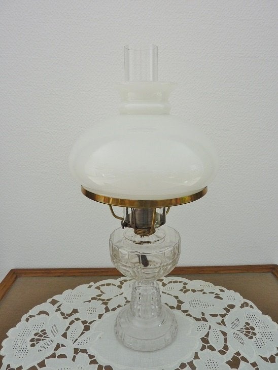 Antieke NO.1 QUEEN ANNE NO. 1 + 22 olie petroleum lamp, Ophalen