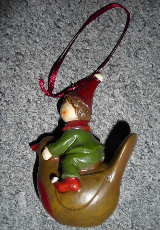 Kabouter op vogel, Ophalen of Verzenden, Zo goed als nieuw