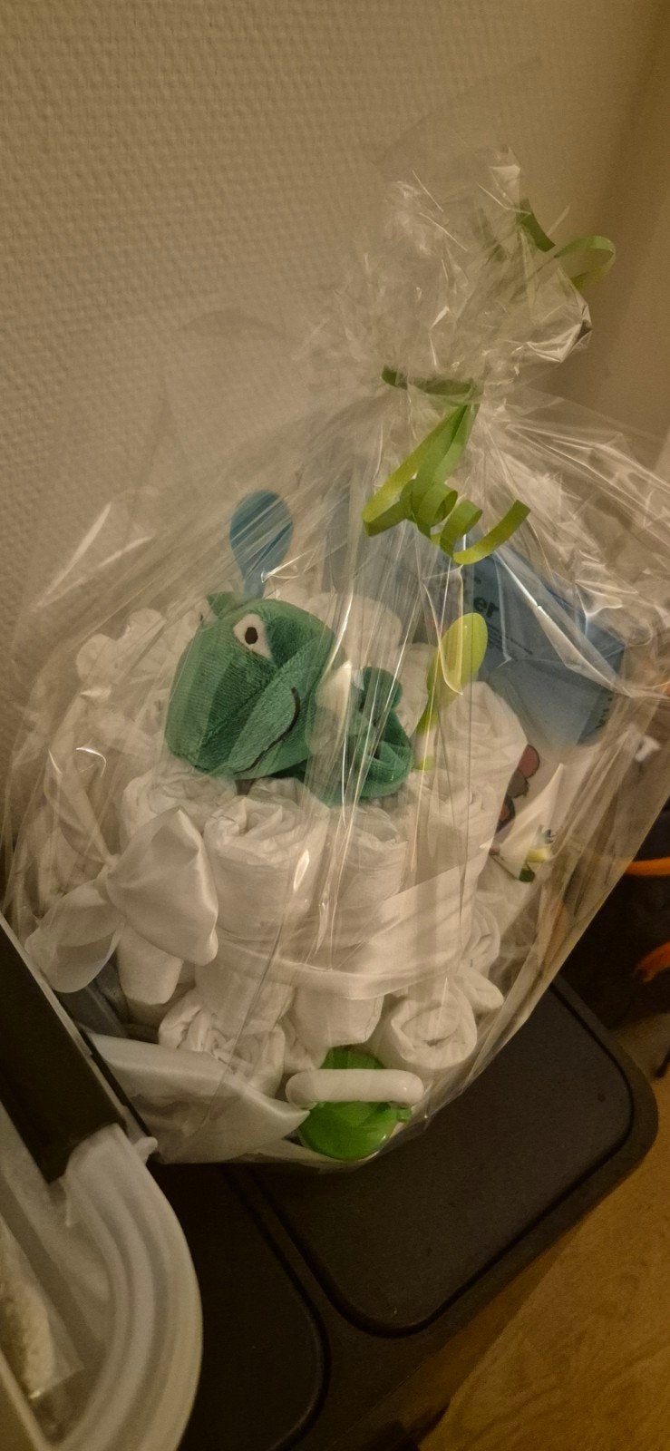 Luiertaart Kikker, Ophalen of Verzenden, Nieuw, Kraamcadeau