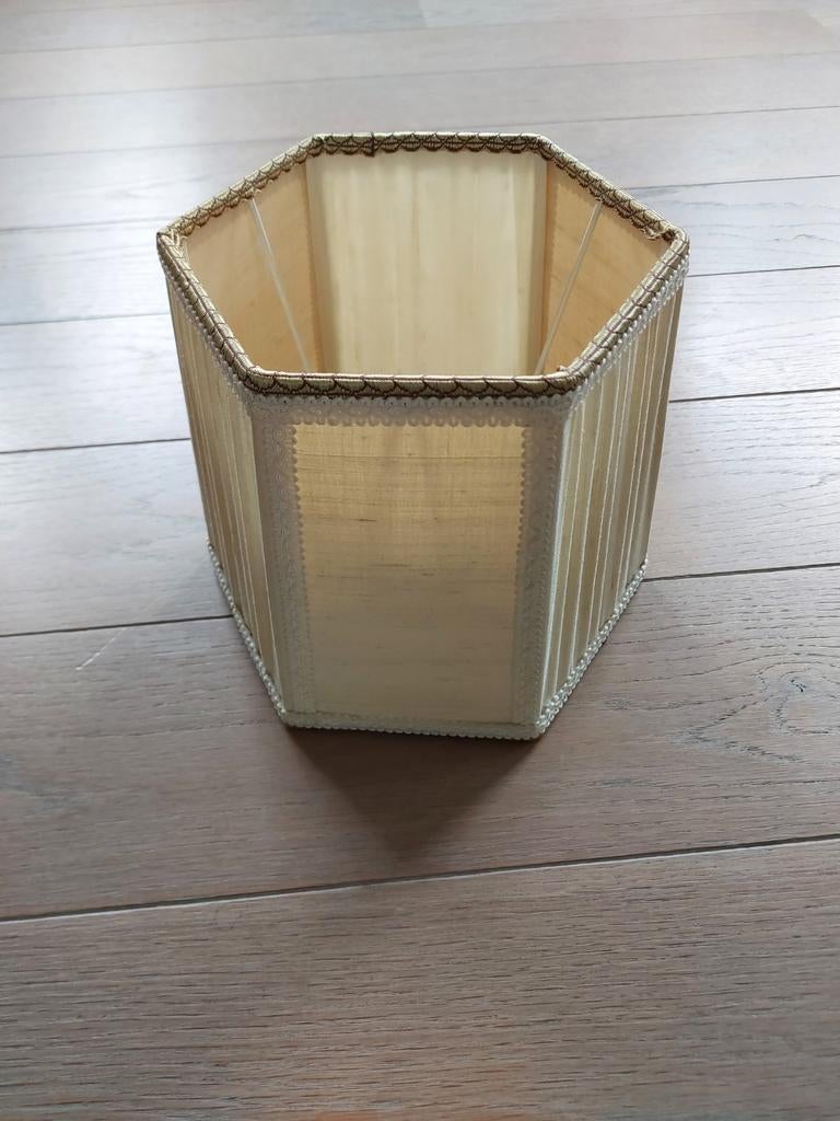Vintage lampenkap te koop, Huis en Inrichting, Ophalen, Rond, Minder dan 25 cm
